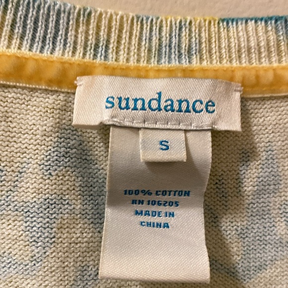 Sundance women’s cardigan - small- Colorful Patterned Cardigan- 100% cotton - Picture 2 of 4